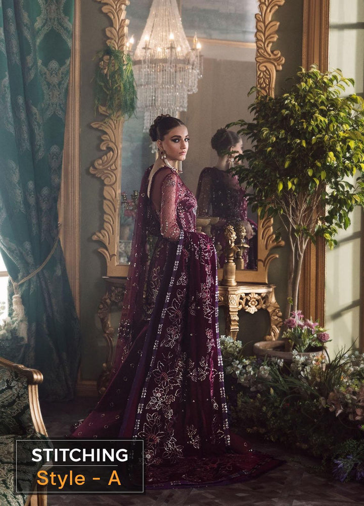 Claire De Lune by Republic WomensWear Embroidered  Suits Unstitched 3 Piece RW22CL FU-08 - Luxury Collection