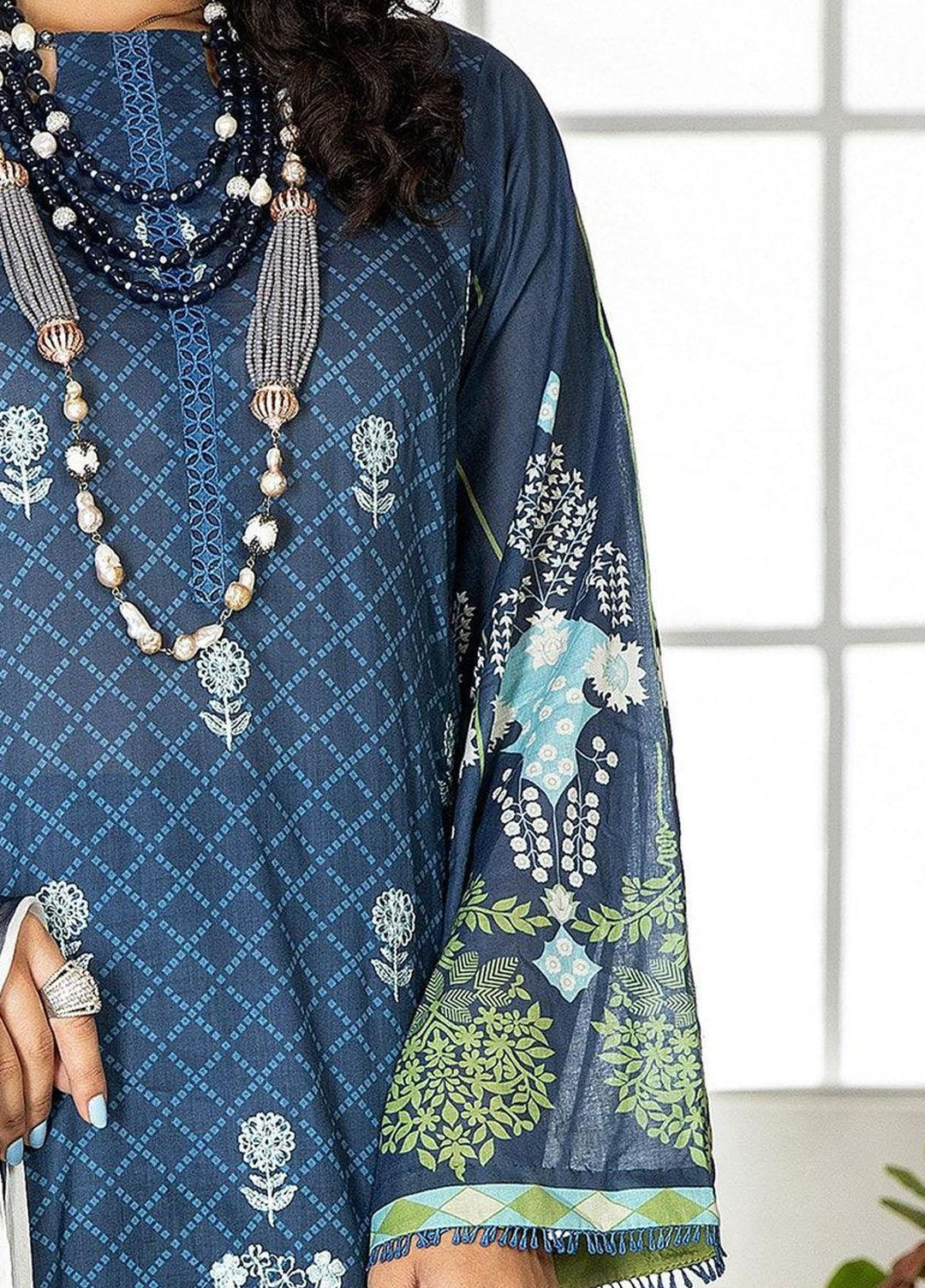 Classica By Safwa Embroidered Lawn Suits Unstitched 3 Piece SW23C SCE-01 - Summer Collection