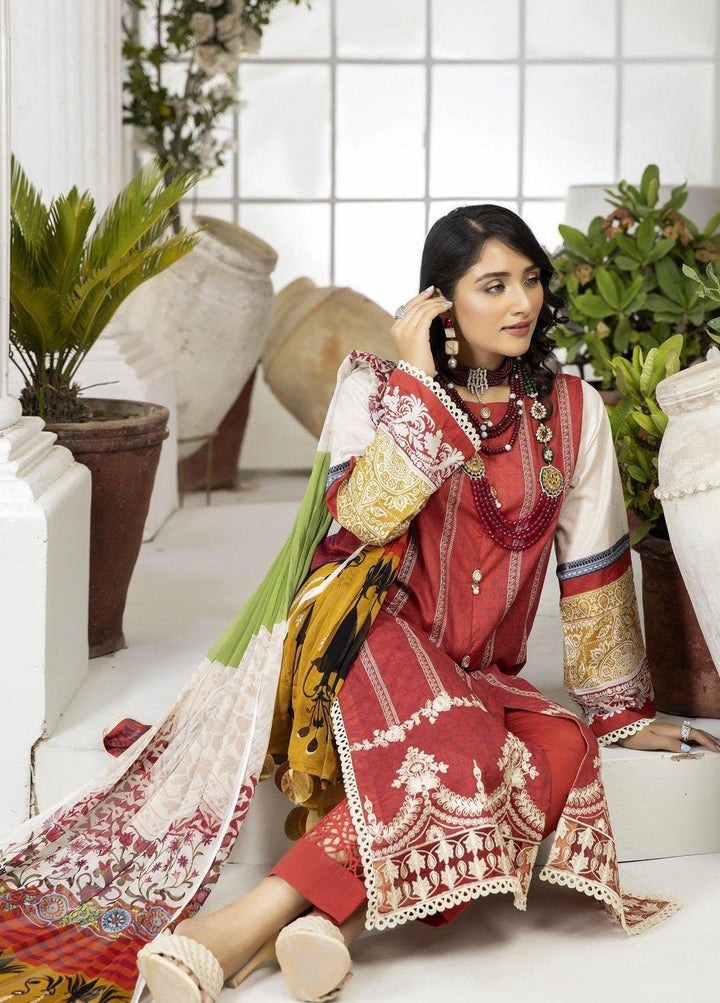 Classica By Safwa Embroidered Lawn Suits Unstitched 3 Piece SW23C SCE-02 - Summer Collection