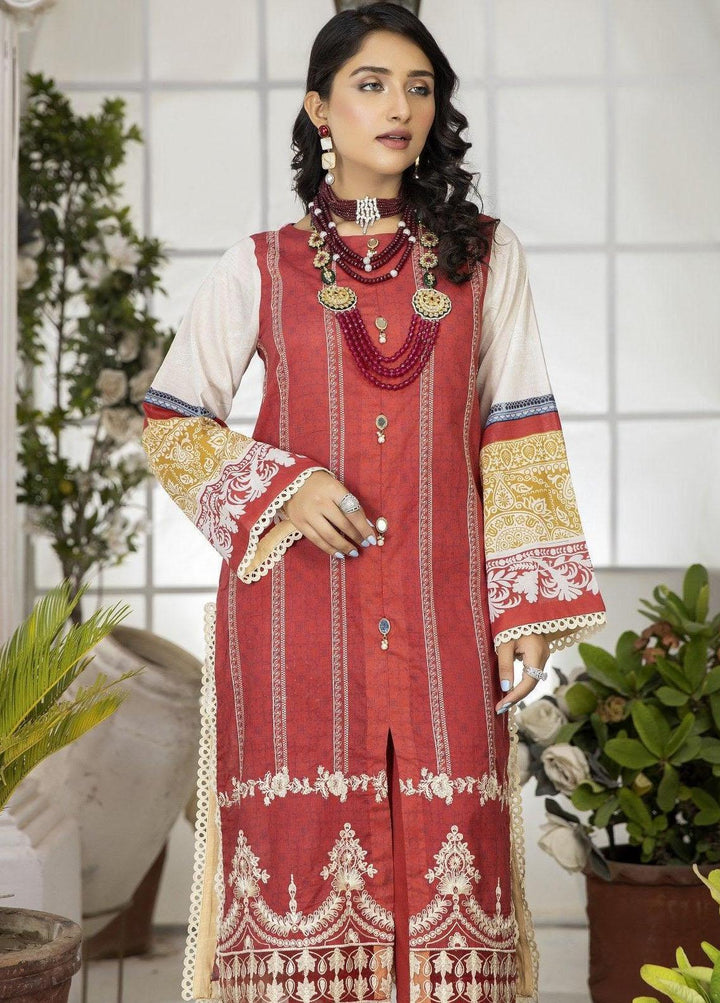 Classica By Safwa Embroidered Lawn Suits Unstitched 3 Piece SW23C SCE-02 - Summer Collection