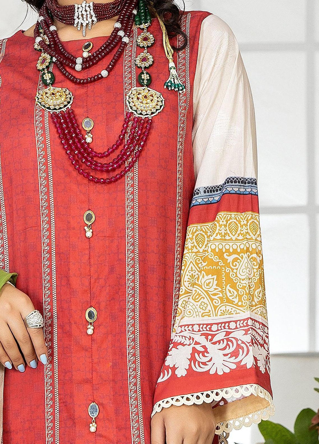 Classica By Safwa Embroidered Lawn Suits Unstitched 3 Piece SW23C SCE-02 - Summer Collection