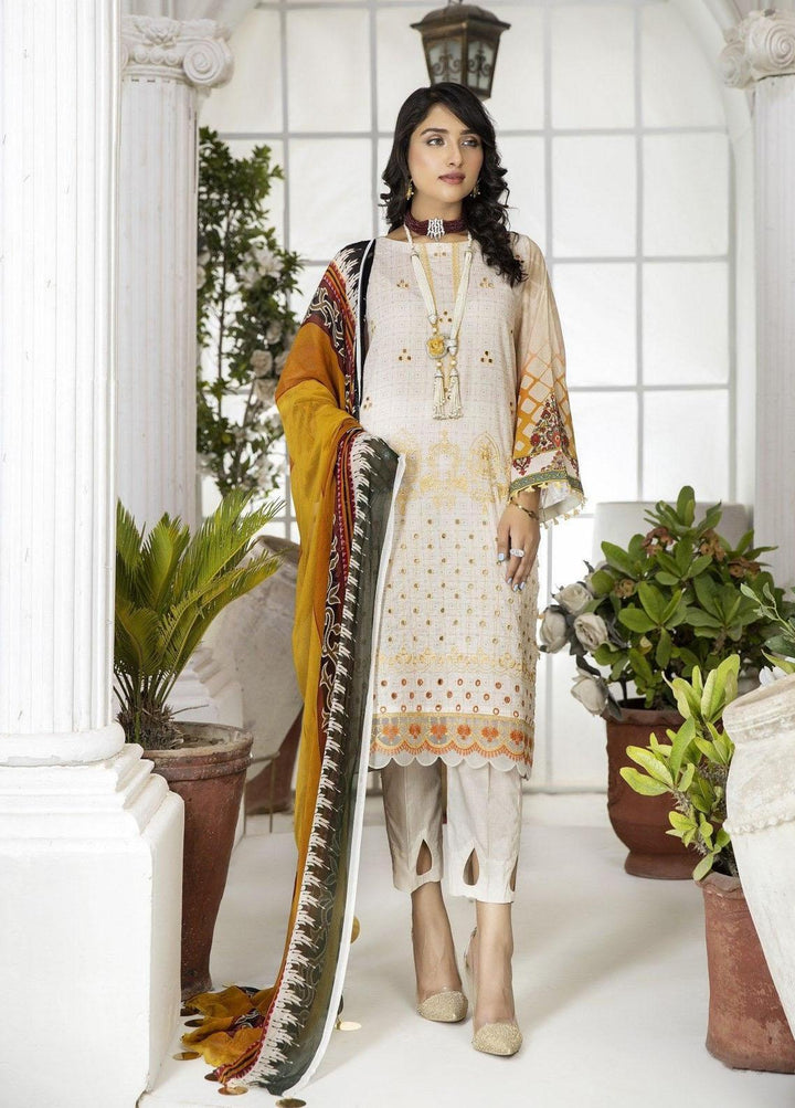 Classica By Safwa Embroidered Lawn Suits Unstitched 3 Piece SW23C SCE-04 - Summer Collection
