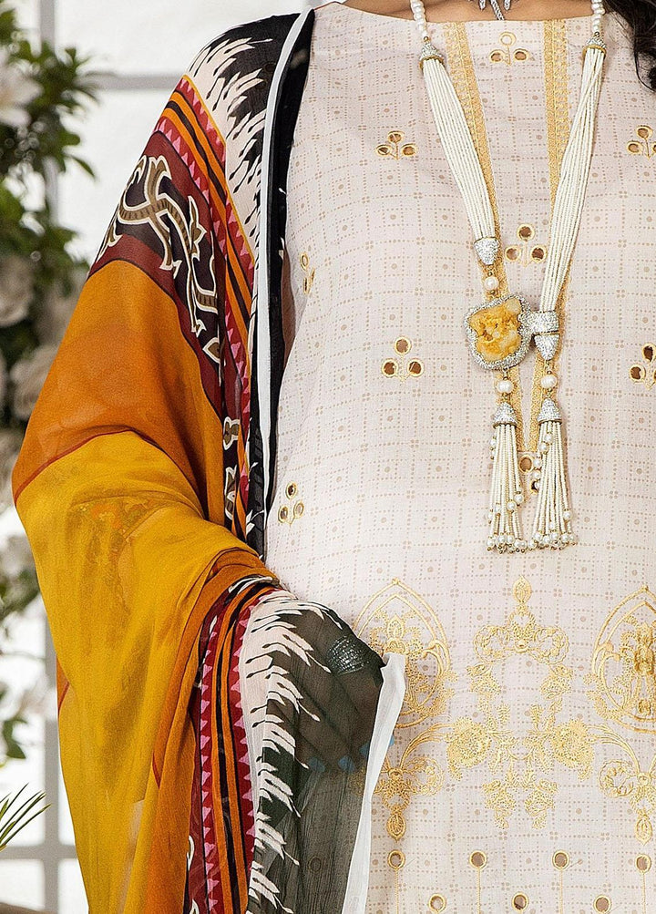 Classica By Safwa Embroidered Lawn Suits Unstitched 3 Piece SW23C SCE-04 - Summer Collection