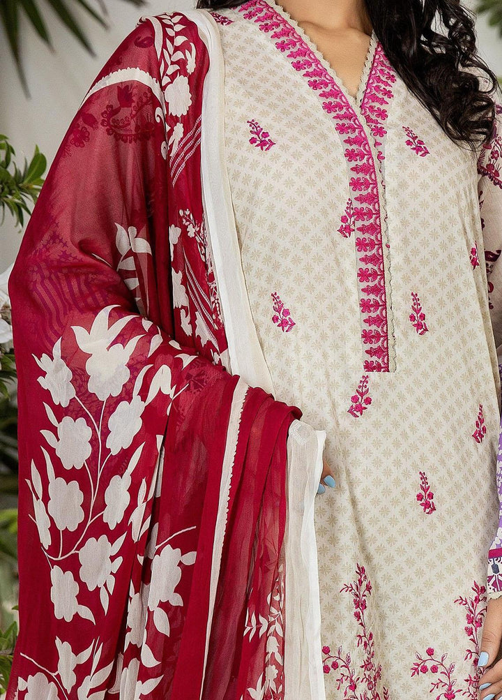 Classica By Safwa Embroidered Lawn Suits Unstitched 3 Piece SW23C SCE-06 - Summer Collection