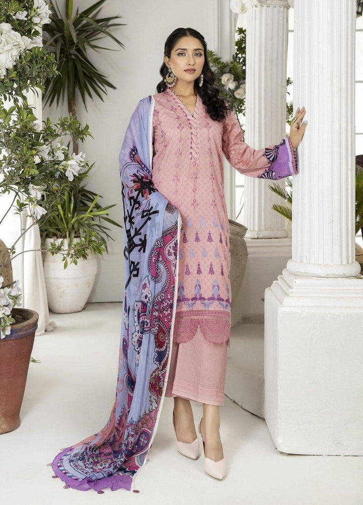 Classica By Safwa Embroidered Lawn Suits Unstitched 3 Piece SW23C SEC-10 - Summer Collection