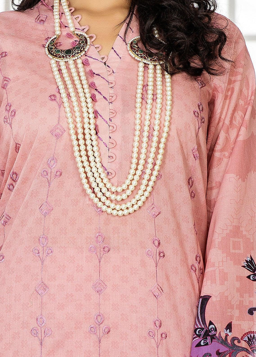 Classica By Safwa Embroidered Lawn Suits Unstitched 3 Piece SW23C SEC-10 - Summer Collection