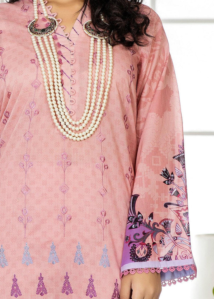 Classica By Safwa Embroidered Lawn Suits Unstitched 3 Piece SW23C SEC-10 - Summer Collection