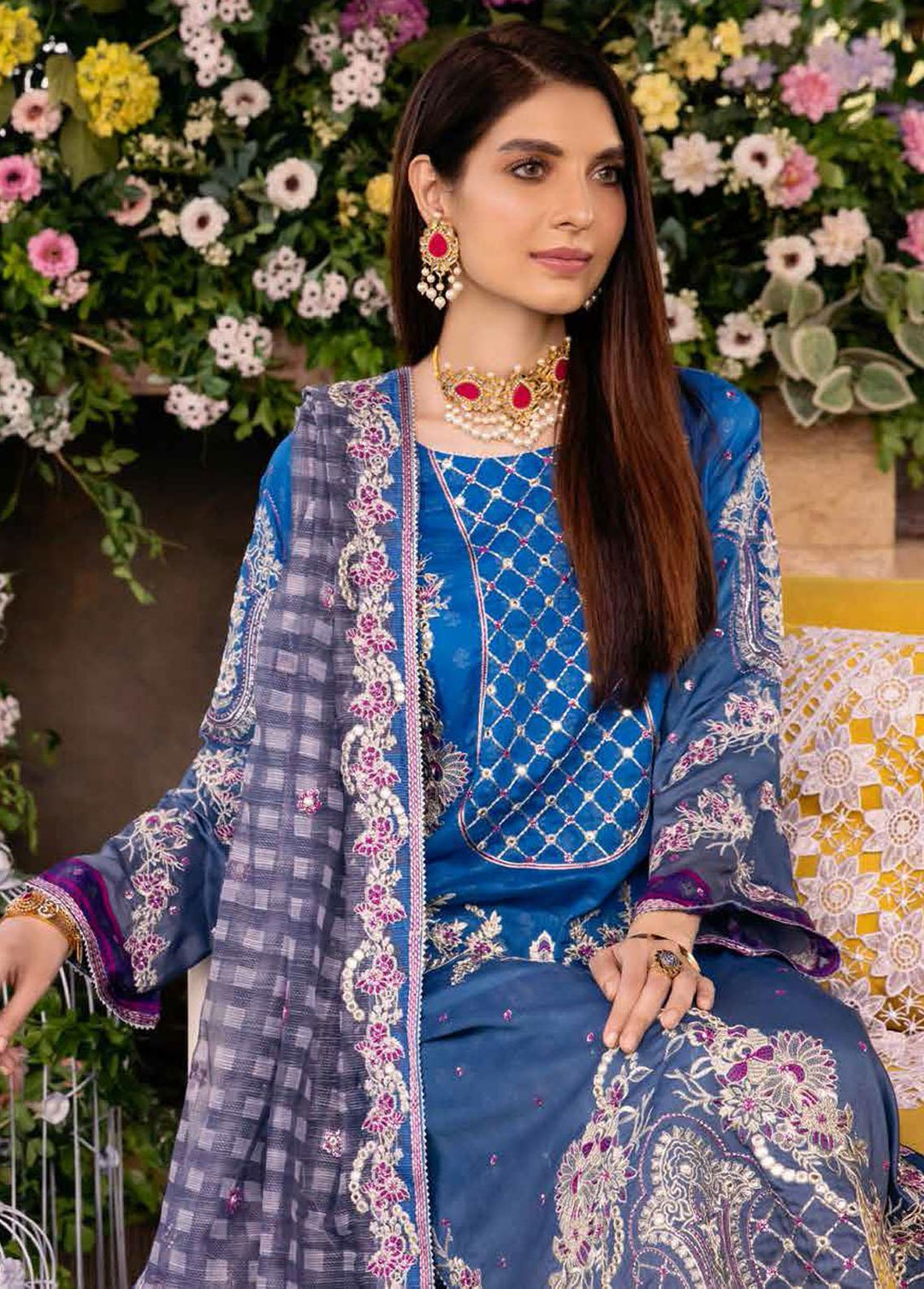 Naranji By Charizma Embroidered Viscose Suits Unstitched 3 Piece CRZ22NW CNW 08 - Winter Collection