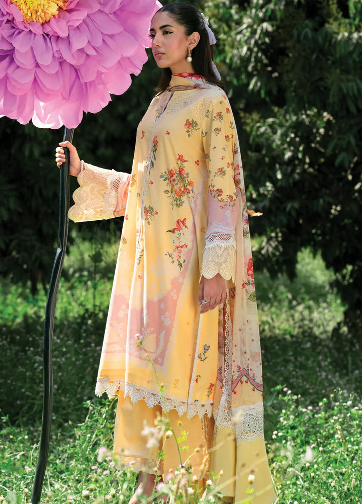 Cocktail By Sardinia Embroidered Lawn Suit Unstitched 3 Piece SRD24C 303 Daisy - Summer Collection