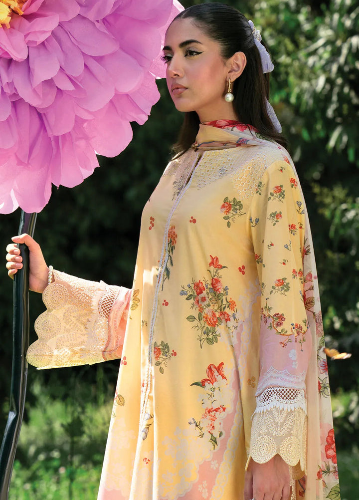 Cocktail By Sardinia Embroidered Lawn Suit Unstitched 3 Piece SRD24C 303 Daisy - Summer Collection