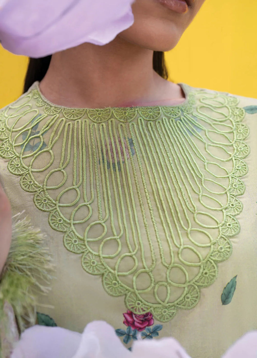 Cocktail By Sardinia Embroidered Lawn Suit Unstitched 3 Piece SRD24C 305 Basil - Summer Collection