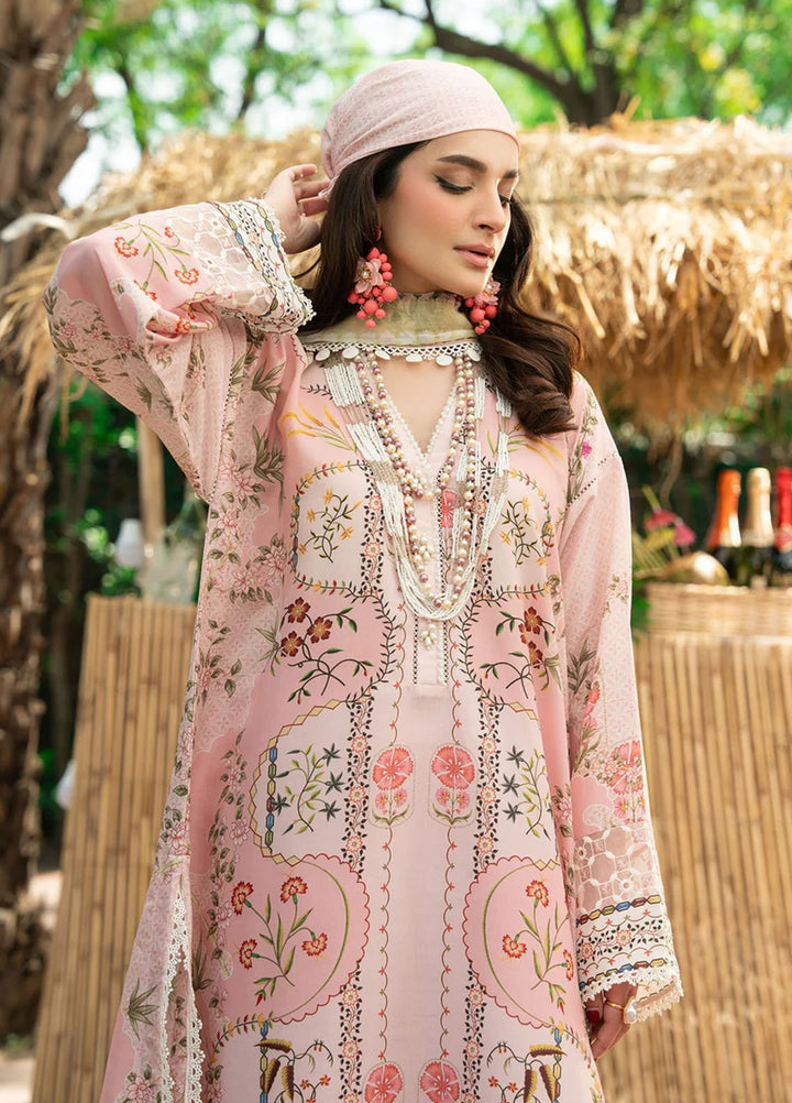 Cocktail by Sardinia Embroidered Lawn Suits Unstitched 3 Piece SRD25CPE 1003 Pinik Punch - Summer Collection