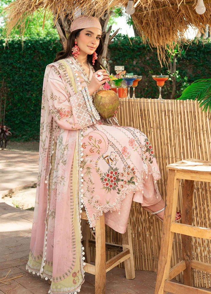 Cocktail by Sardinia Embroidered Lawn Suits Unstitched 3 Piece SRD25CPE 1003 Pinik Punch - Summer Collection