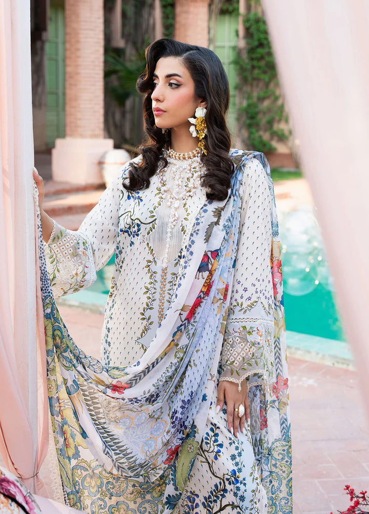 Cocktail by Sardinia Embroidered Lawn Suits Unstitched 3 Piece SRD25CPE 1005 Pina Colada - Summer Collection