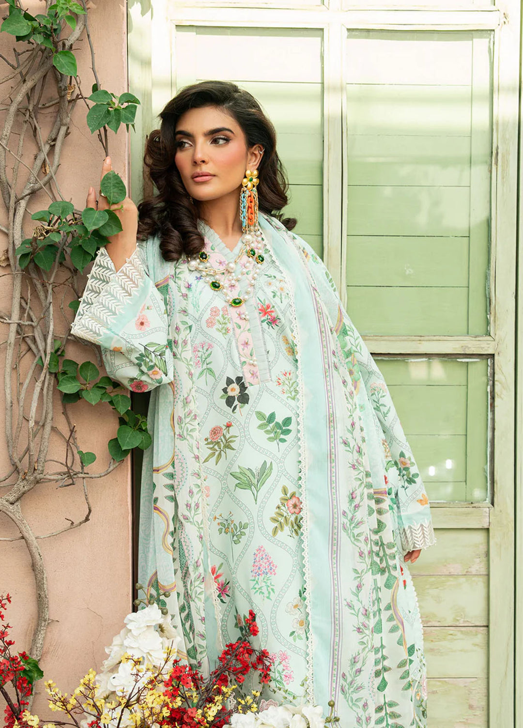Cocktail by Sardinia Embroidered Lawn Suits Unstitched 3 Piece SRD25CPE 1006 Margarita - Summer Collection