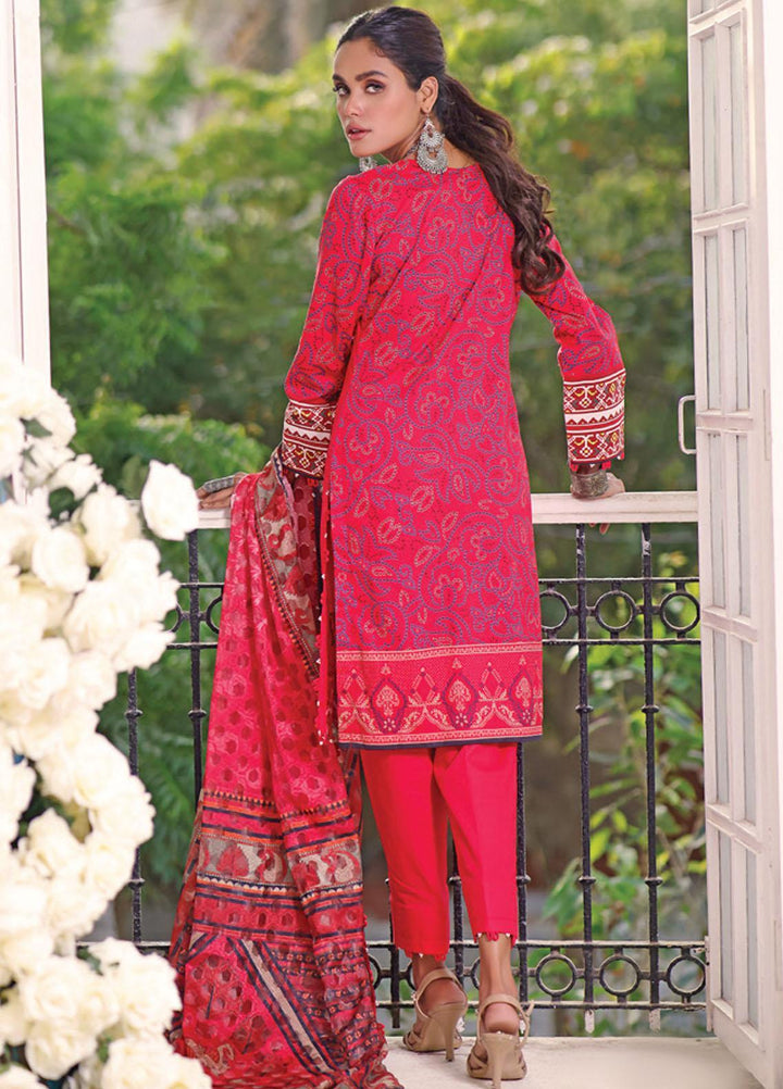 Coco by Al Zohaib Embroidered Cambric Suits Unstitched 3 Piece AZ21CC D-03 - Winter Collection