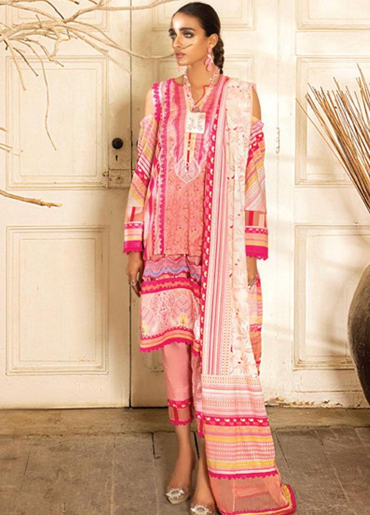 Coco by Al Zohaib Printed Lawn Suits Unstitched 3 Piece AZ21PC D-10 - Summer Collection