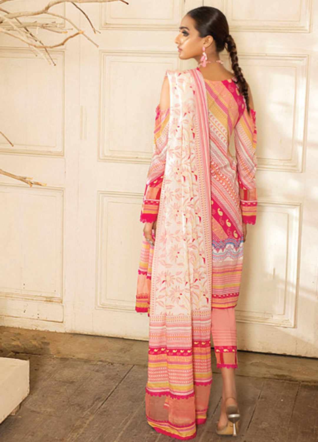 Coco by Al Zohaib Printed Lawn Suits Unstitched 3 Piece AZ21PC D-10 - Summer Collection