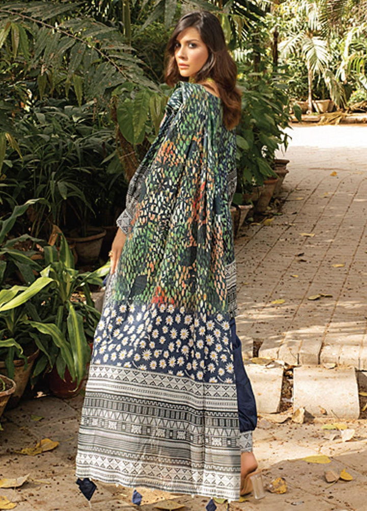 Coco by Al Zohaib Printed Lawn Suits Unstitched 3 Piece AZ21PC D-11 - Summer Collection
