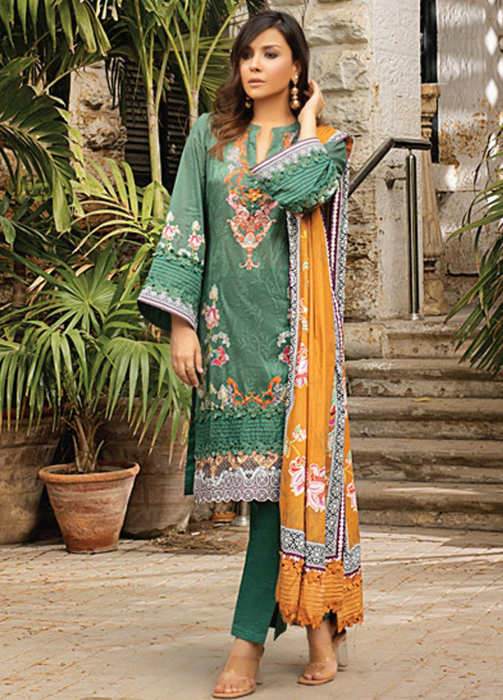 Coco by Al Zohaib Printed Lawn Suits Unstitched 3 Piece AZ21PC D-13-A - Summer Collection