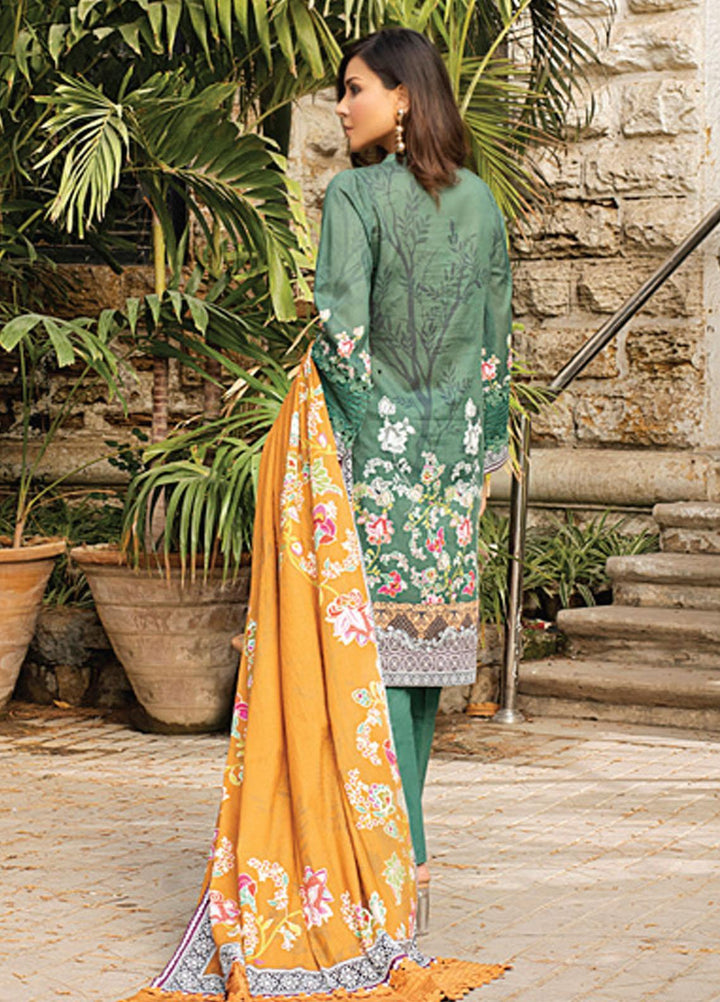 Coco by Al Zohaib Printed Lawn Suits Unstitched 3 Piece AZ21PC D-13-A - Summer Collection