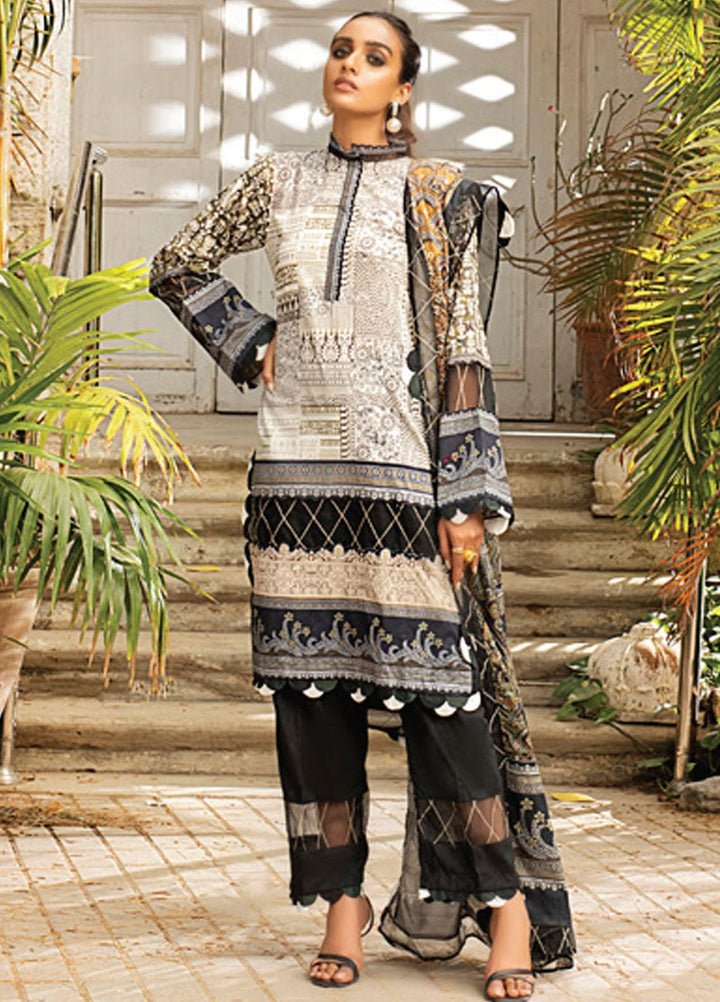 Coco by Al Zohaib Printed Lawn Suits Unstitched 3 Piece AZ21PC D-16 - Summer Collection