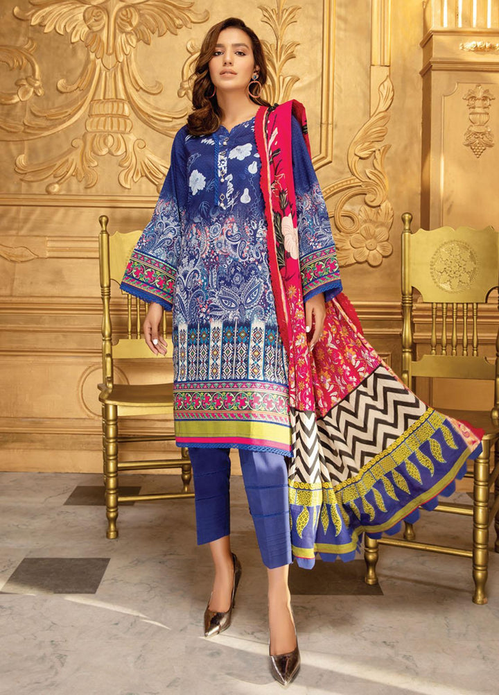 Coco by Al Zohaib Printed Lawn Suits Unstitched 3 Piece AZ21-PC2 09 - Summer Collection