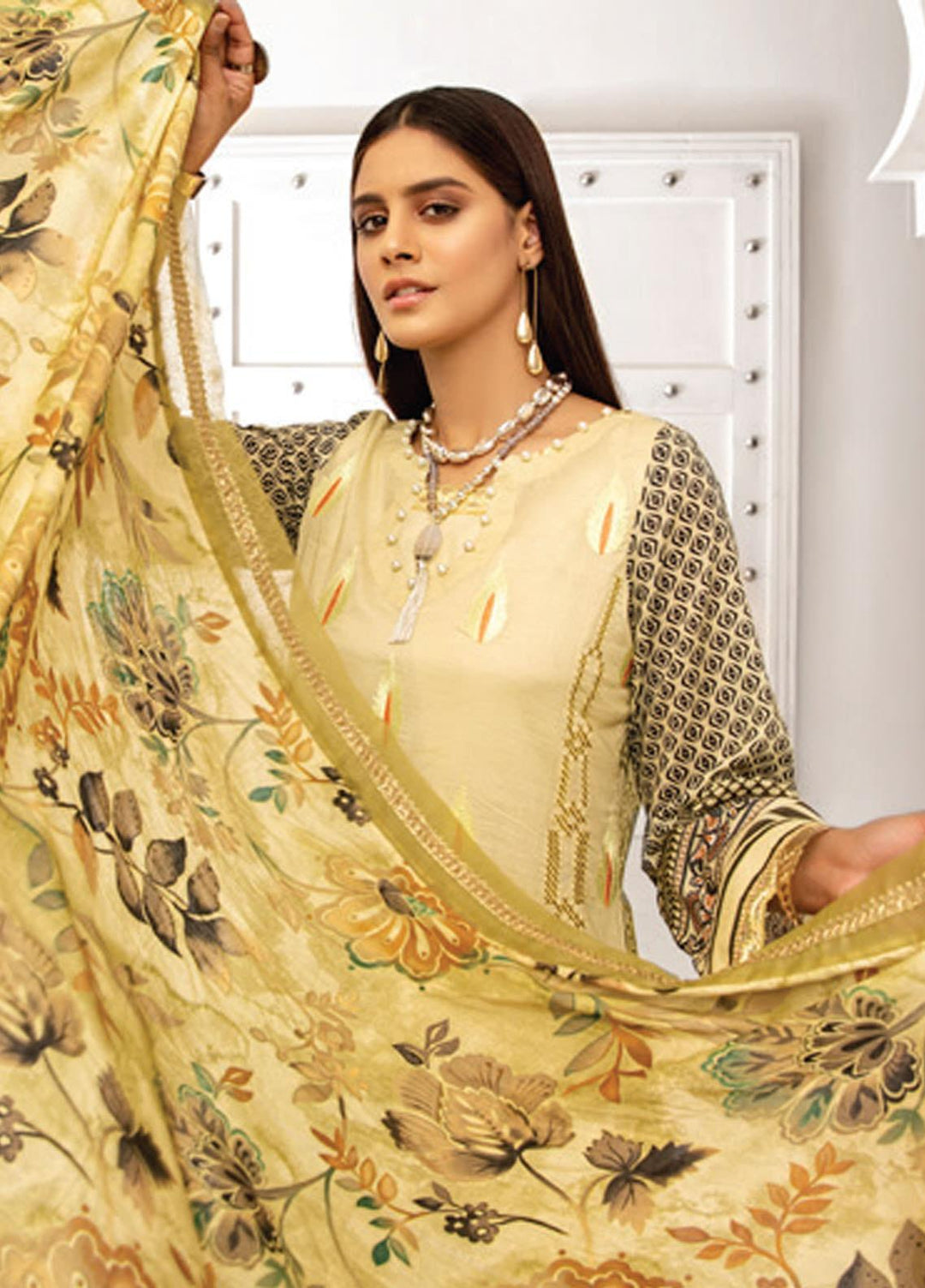Coco by Al Zohaib Embroidered Lawn Suits Unstitched 3 Piece AZ21C D-01 - Summer Collection