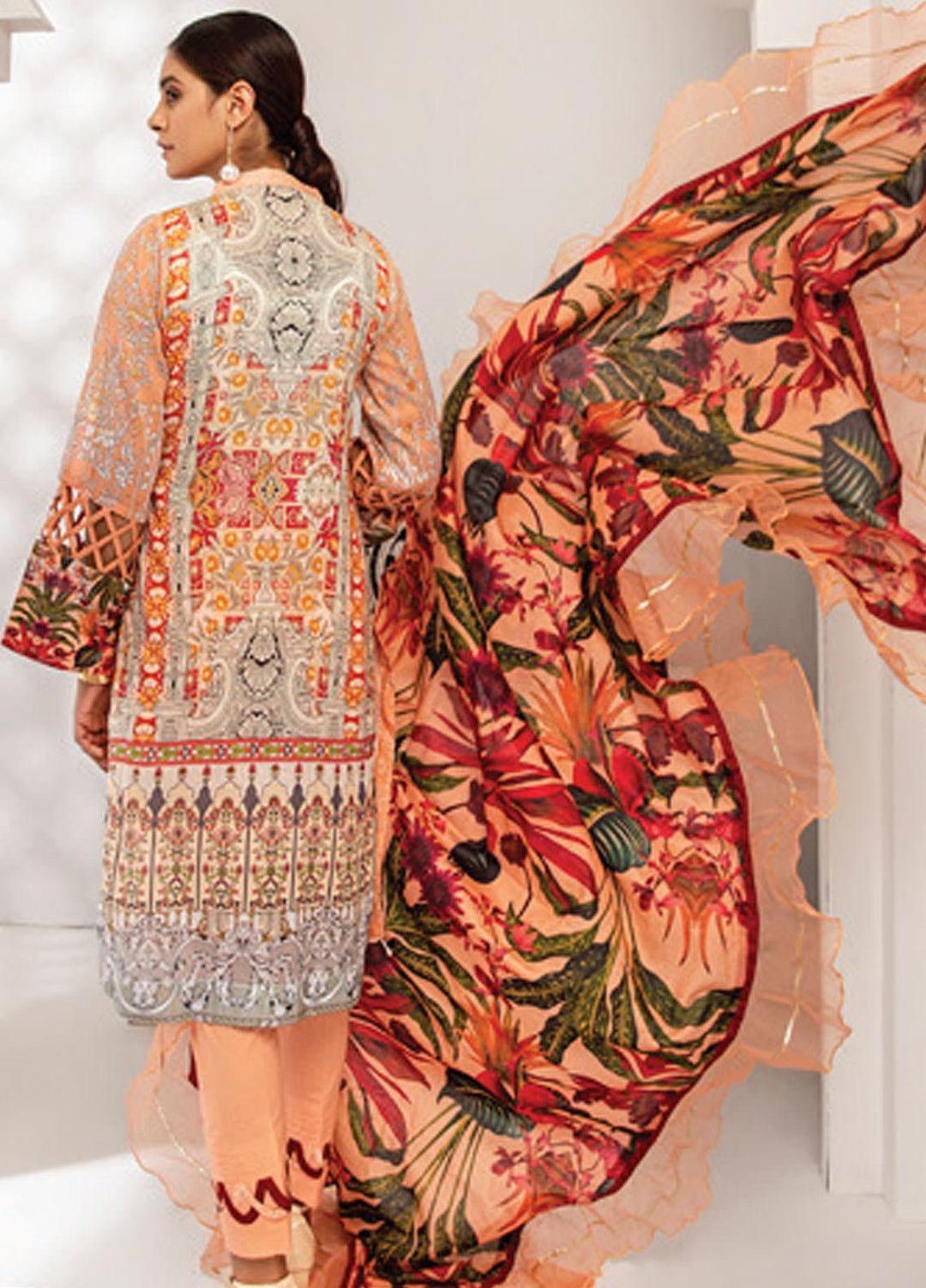 Coco by Al Zohaib Embroidered Lawn Suits Unstitched 3 Piece AZ21C D-04 - Summer Collection