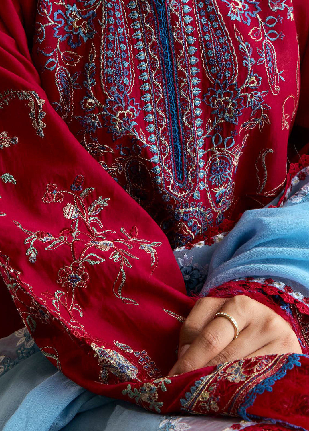 Coco by Zara Shah Jahan Embroidered Lawn Suits Unstitched 3 Piece CZS25EE D-01 Opal - Summer Collection