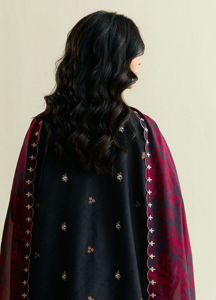 Coco by Zara Shah Jahan Embroidered Lawn Suits Unstitched 3 Piece CZS25EE D-02 Velour - Summer Collection