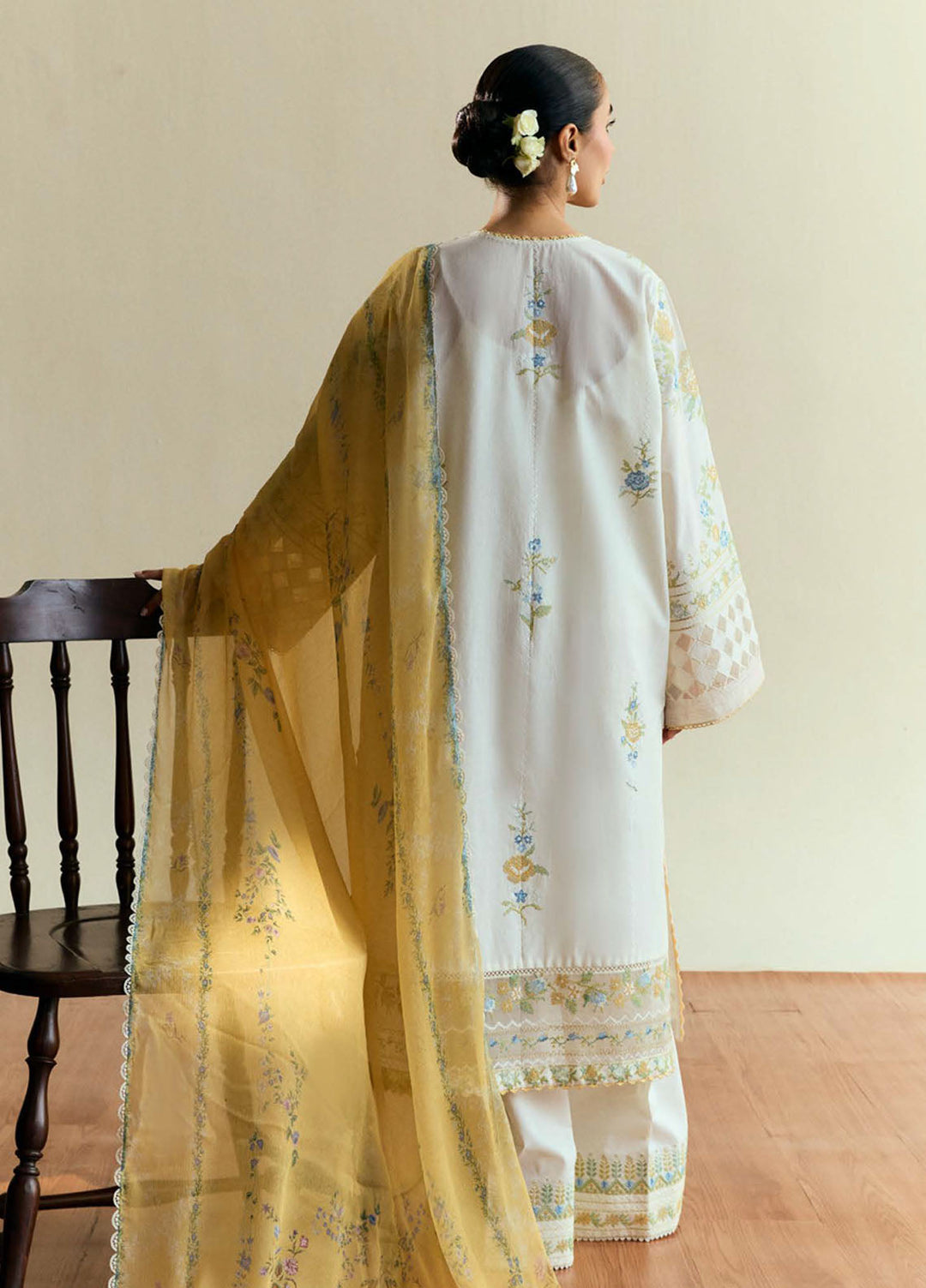 Coco by Zara Shah Jahan Embroidered Lawn Suits Unstitched 3 Piece CZS25EE D-03 Solace - Summer Collection