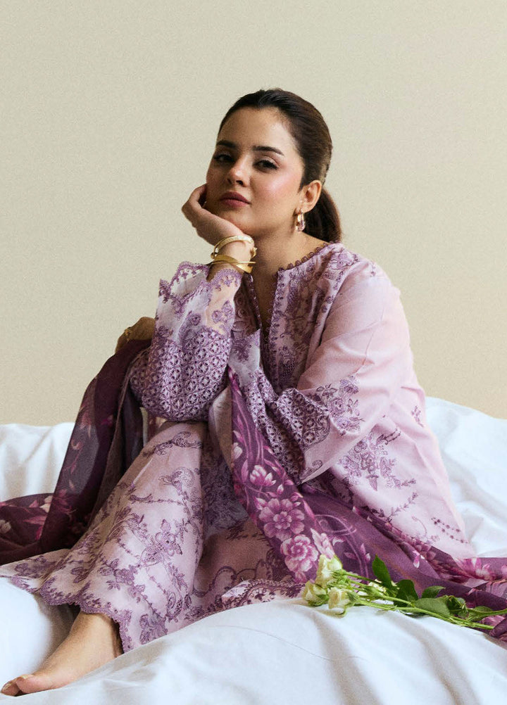 Coco by Zara Shah Jahan Embroidered Lawn Suits Unstitched 3 Piece CZS25EE D-05 Quince - Summer Collection