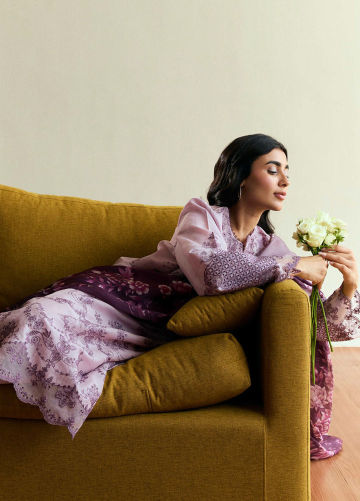 Coco by Zara Shah Jahan Embroidered Lawn Suits Unstitched 3 Piece CZS25EE D-05 Quince - Summer Collection