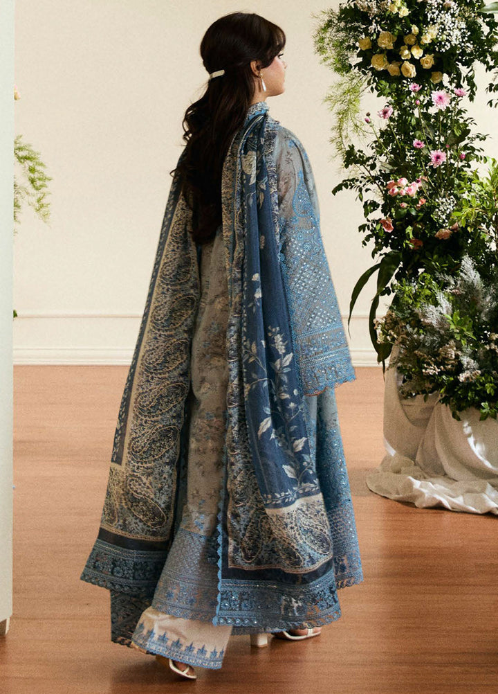 Coco by Zara Shah Jahan Embroidered Lawn Suits Unstitched 3 Piece CZS25EE D-06 Fleuron - Summer Collection