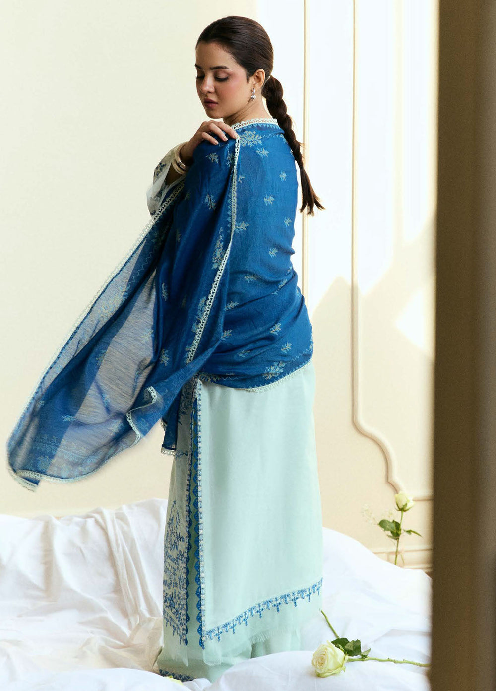 Coco by Zara Shah Jahan Embroidered Lawn Suits Unstitched 3 Piece CZS25EE D-10 Isle - Summer Collection