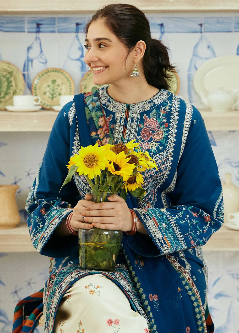 Coco By Zara Shahjahan Embroidered Jacquard Suit Unstitched 3 Piece CZS24E D-01 Seher - Festive Collection