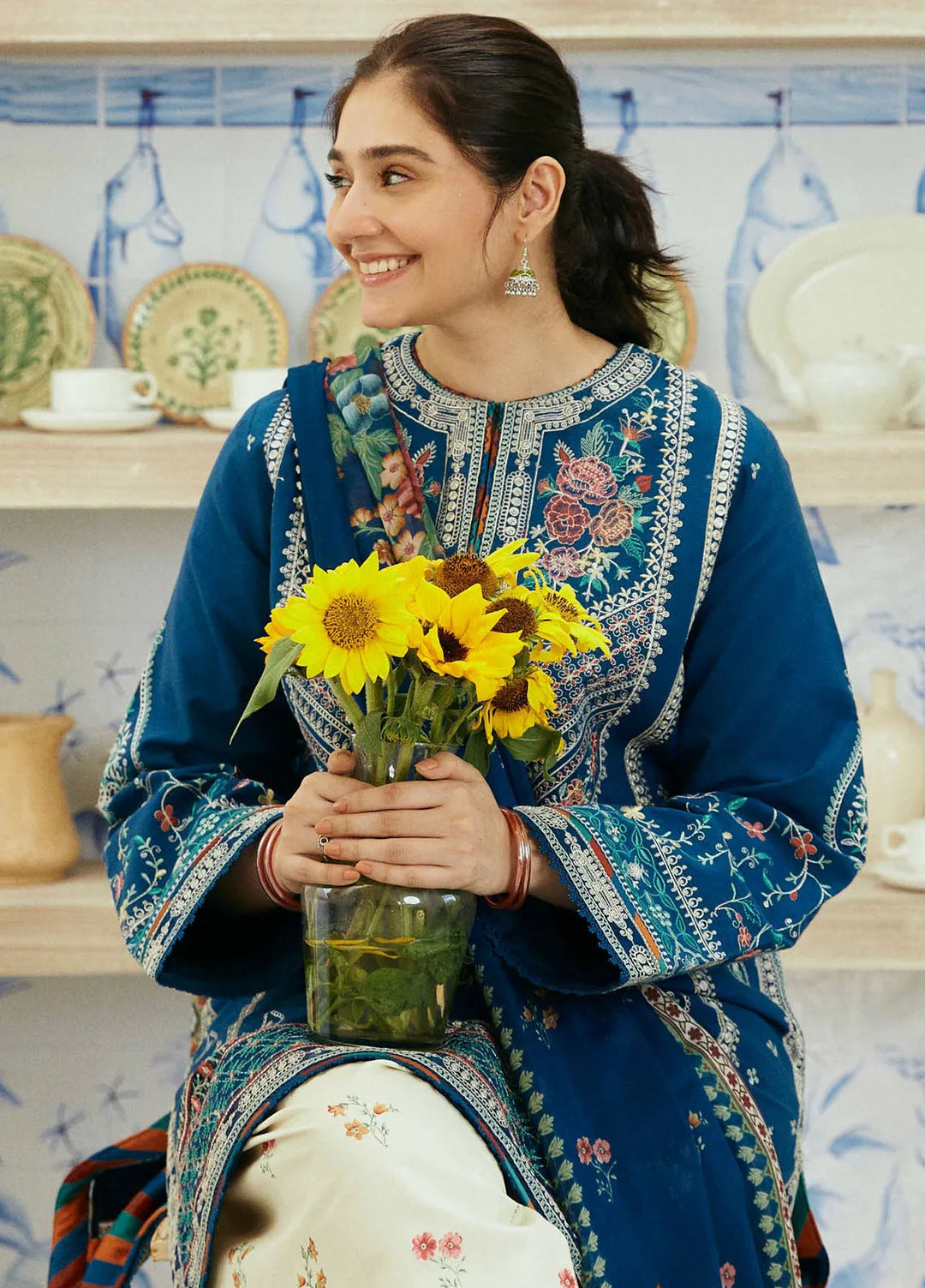 Coco By Zara Shahjahan Embroidered Jacquard Suit Unstitched 3 Piece CZS24E D-01 Seher - Festive Collection