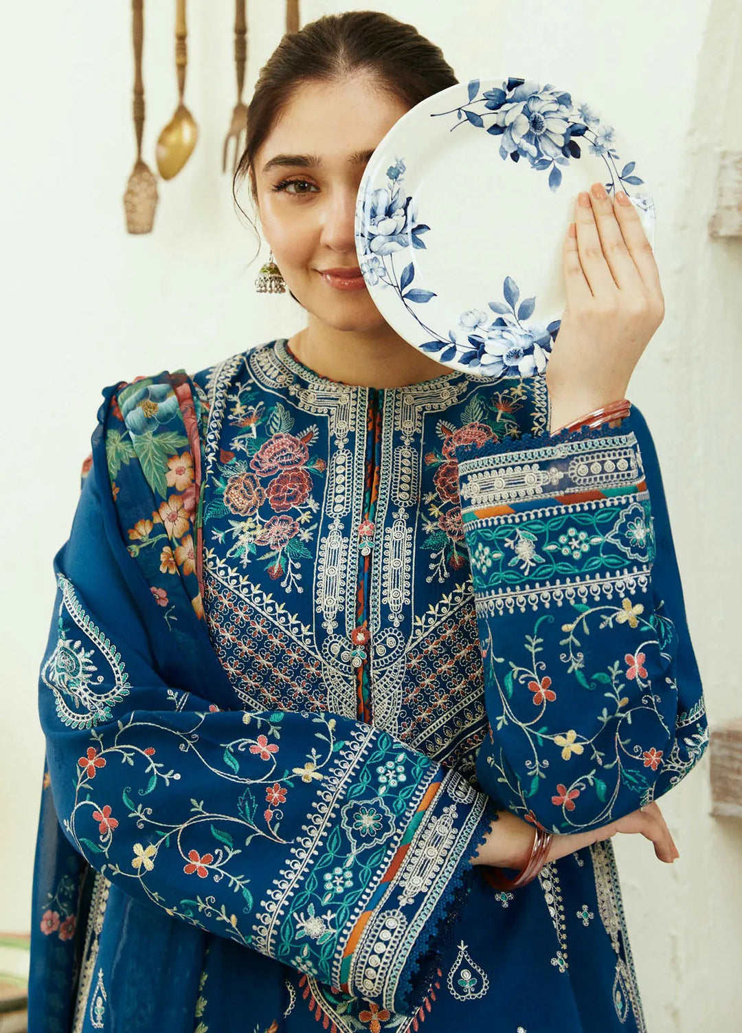 Coco By Zara Shahjahan Embroidered Jacquard Suit Unstitched 3 Piece CZS24E D-01 Seher - Festive Collection