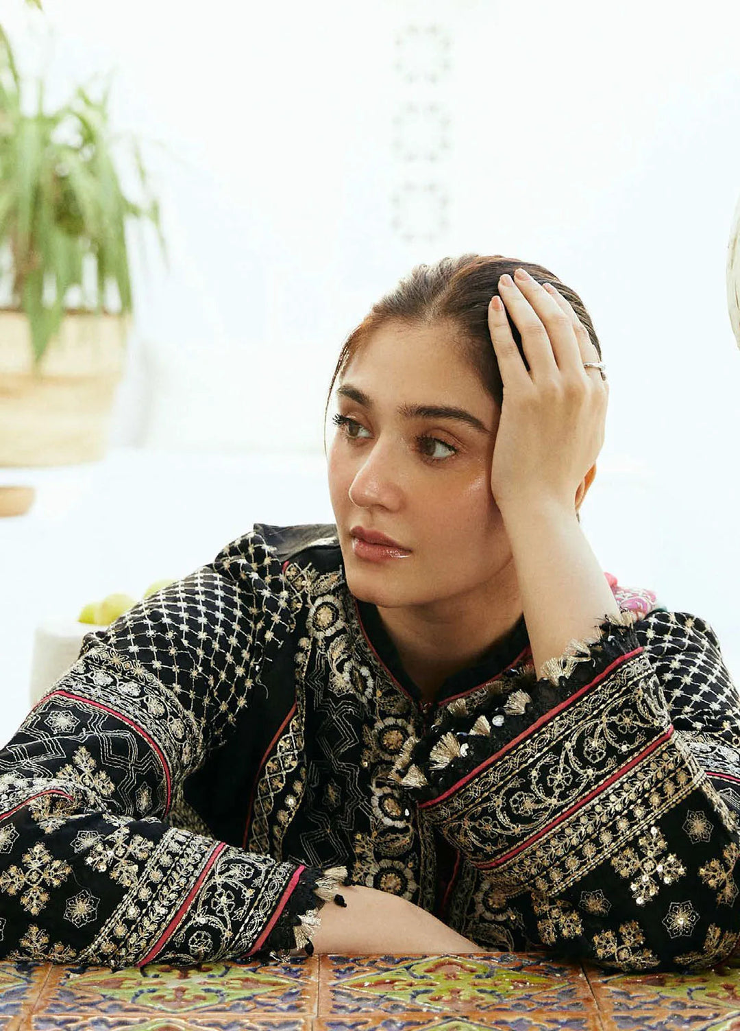 Coco By Zara Shahjahan Embroidered Jacquard Suit Unstitched 3 Piece CZS24E D-06 Taj - Festive Collection