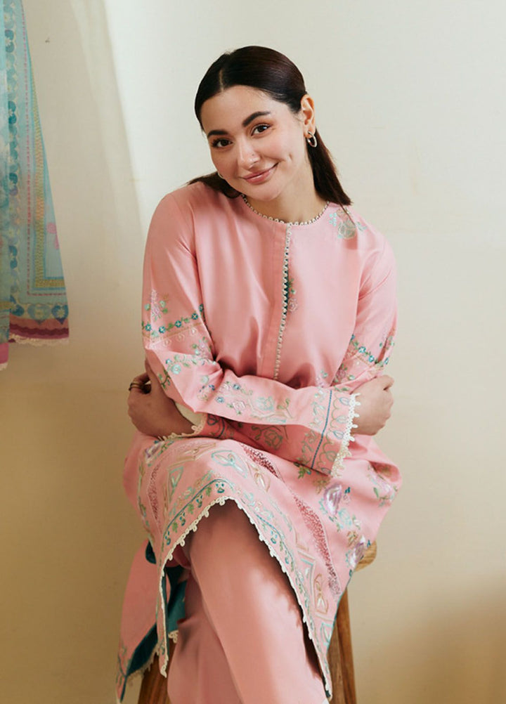 Coco by Zara Shahjahan Embroidered Jacquard Suits Unstitched 3 Piece CZS24L D-8A Zoya - Summer Collection