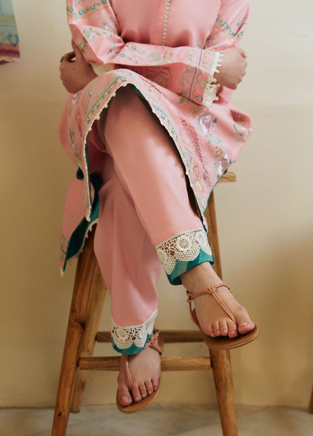 Coco by Zara Shahjahan Embroidered Jacquard Suits Unstitched 3 Piece CZS24L D-8A Zoya - Summer Collection