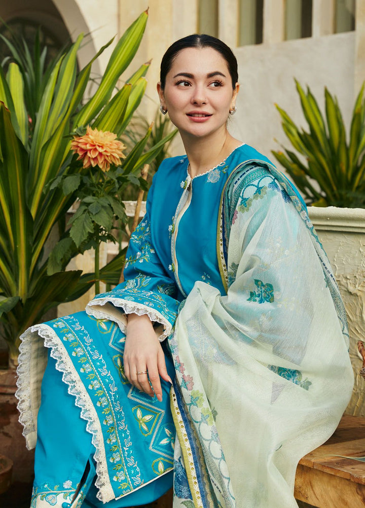 Coco by Zara Shahjahan Embroidered Jacquard Suits Unstitched 3 Piece CZS24L D-8B Zoya - Summer Collection