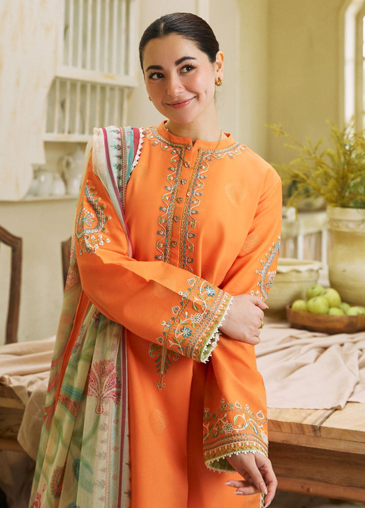 Coco by Zara Shahjahan Embroidered Jacquard Suits Unstitched 3 Piece CZS24L D-9B Morni - Summer Collection