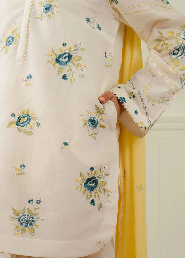 Coco By Zara Shahjahan Embroidered Jacquard Suits Unstitched 3 Piece CZS25L D10B Nora - Summer Collection