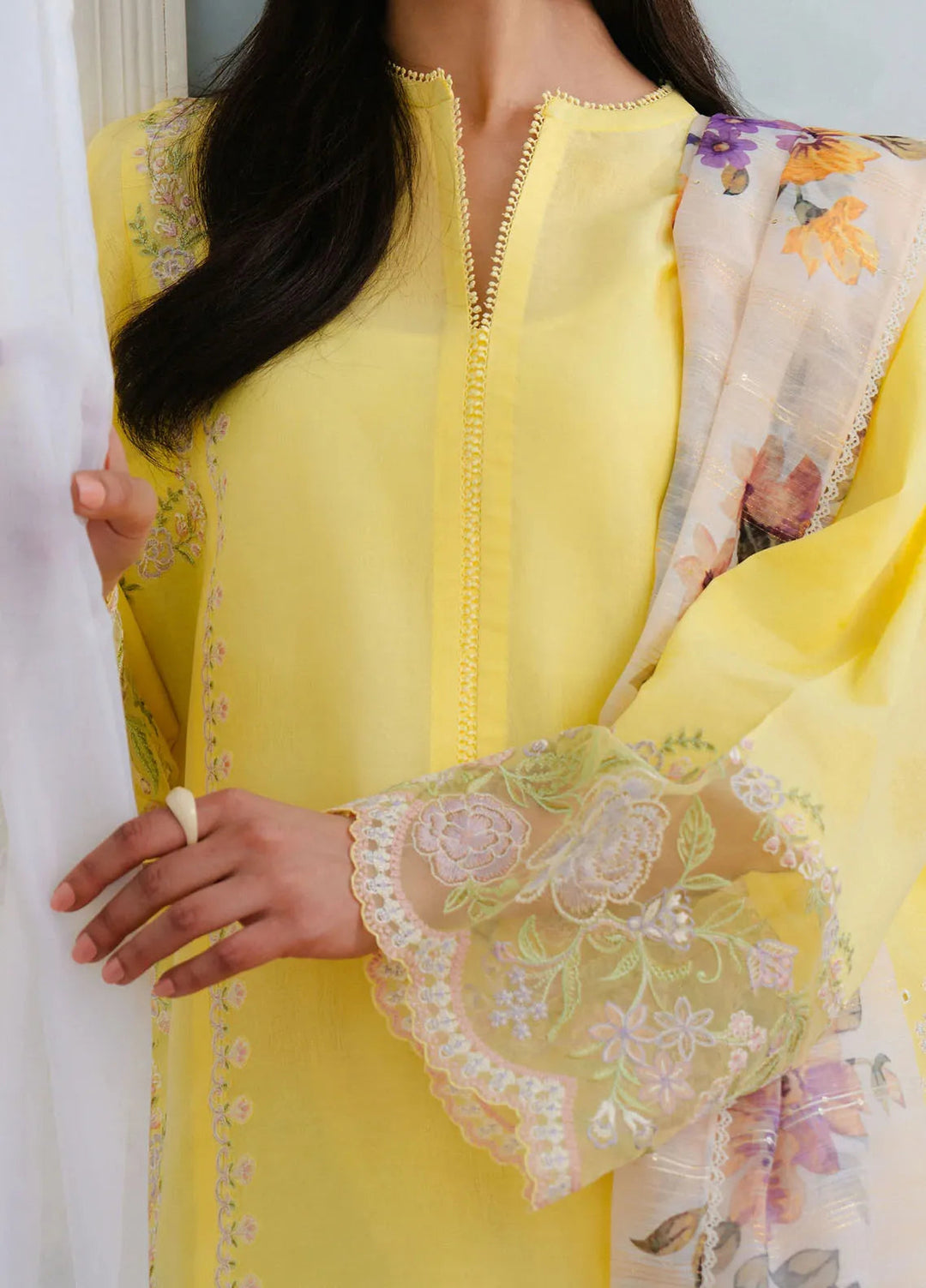 Coco By Zara Shahjahan Embroidered Jacquard Suits Unstitched 3 Piece CZS25L D8A Meadow - Summer Collection