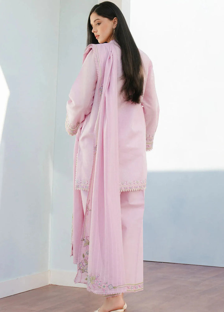 Coco By Zara Shahjahan Embroidered Jacquard Suits Unstitched 3 Piece CZS25L D9B Indi - Summer Collection