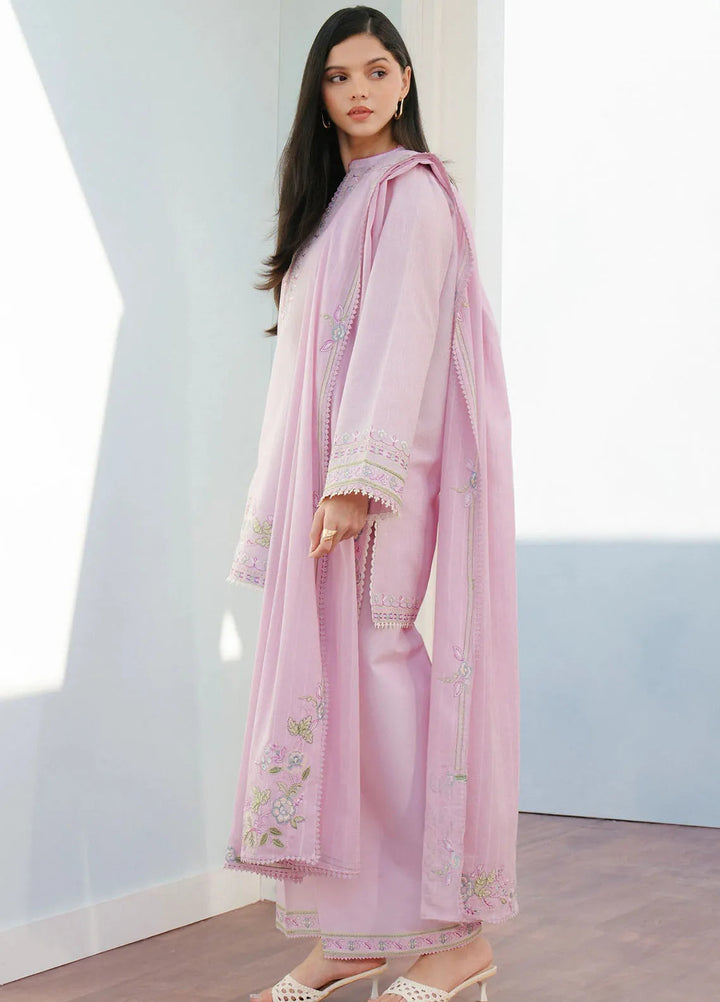 Coco By Zara Shahjahan Embroidered Jacquard Suits Unstitched 3 Piece CZS25L D9B Indi - Summer Collection