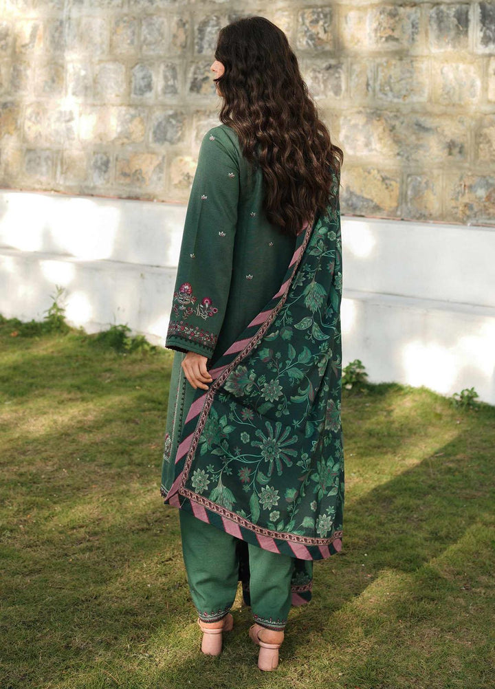 Coco By Zara Shahjahan Embroidered Khaddar Suits Unstitched 3 Piece CZS22W 1A - Winter Collection