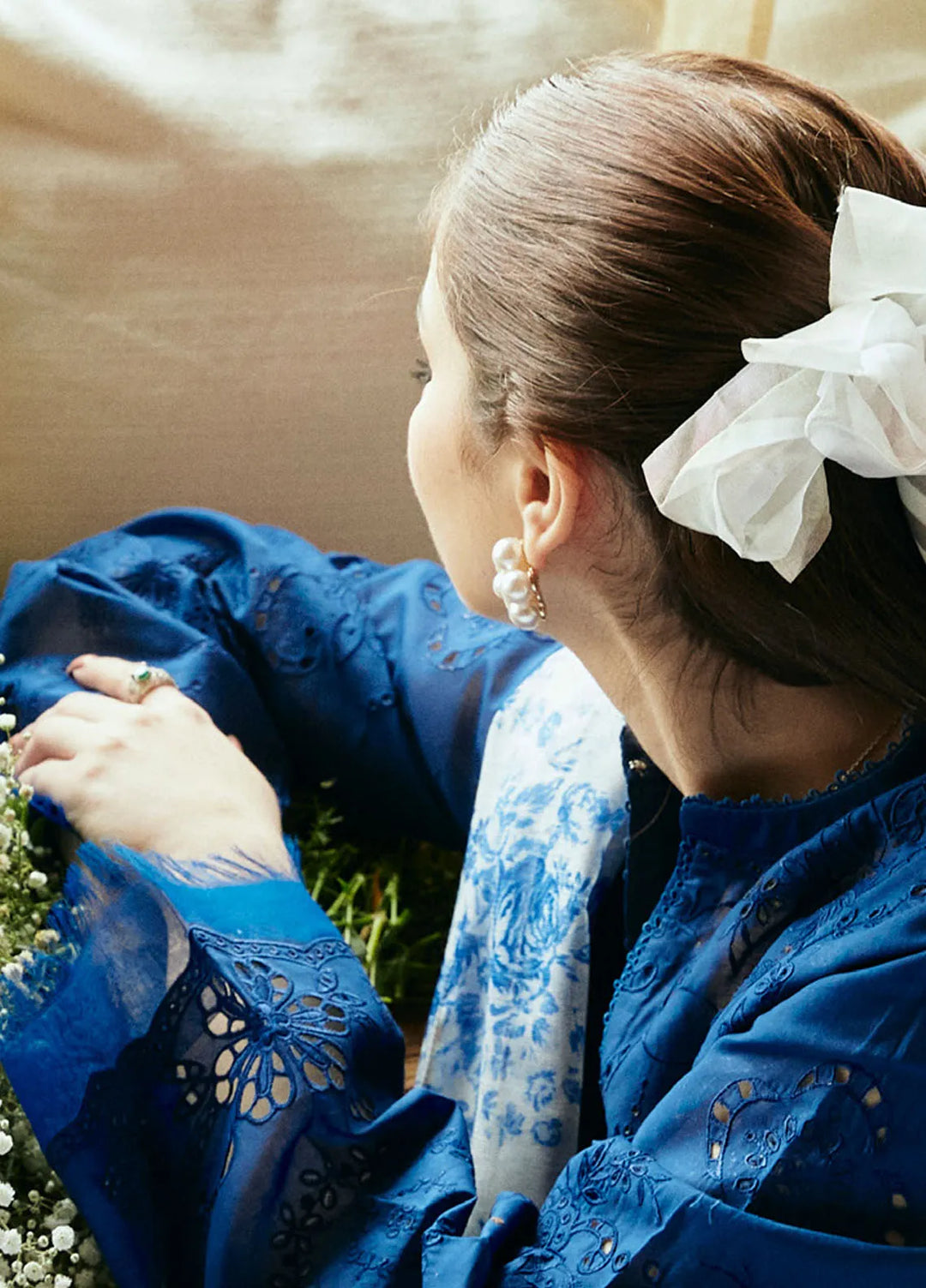 Coco by Zara Shahjahan Embroidered Lawn Suit Unstitched 3 Piece CZS24L2 2A Mysa - Summer Collection